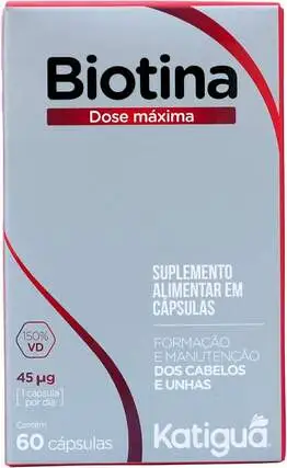 Vitamina Katiguá Biotina Dose Máxima