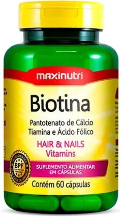 Vitamina Maxinutri Biotina Hair&Nails Vitamins